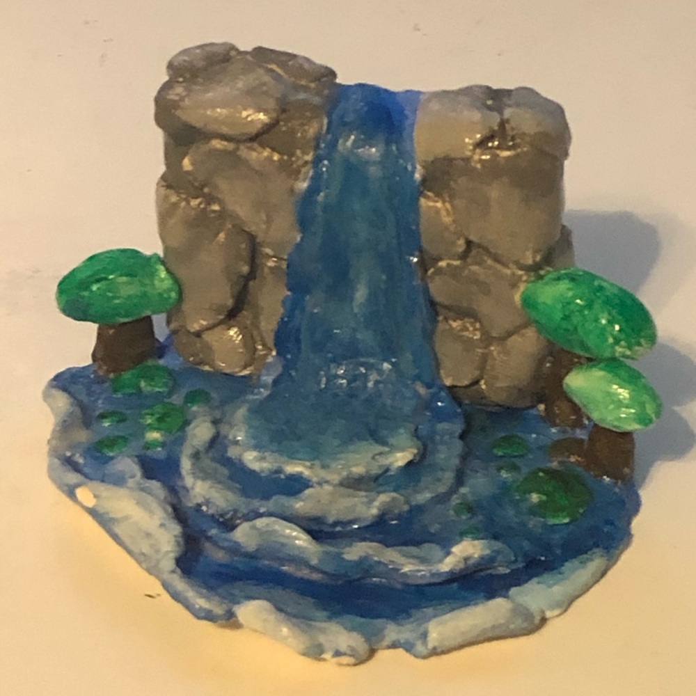 waterfall clay tray